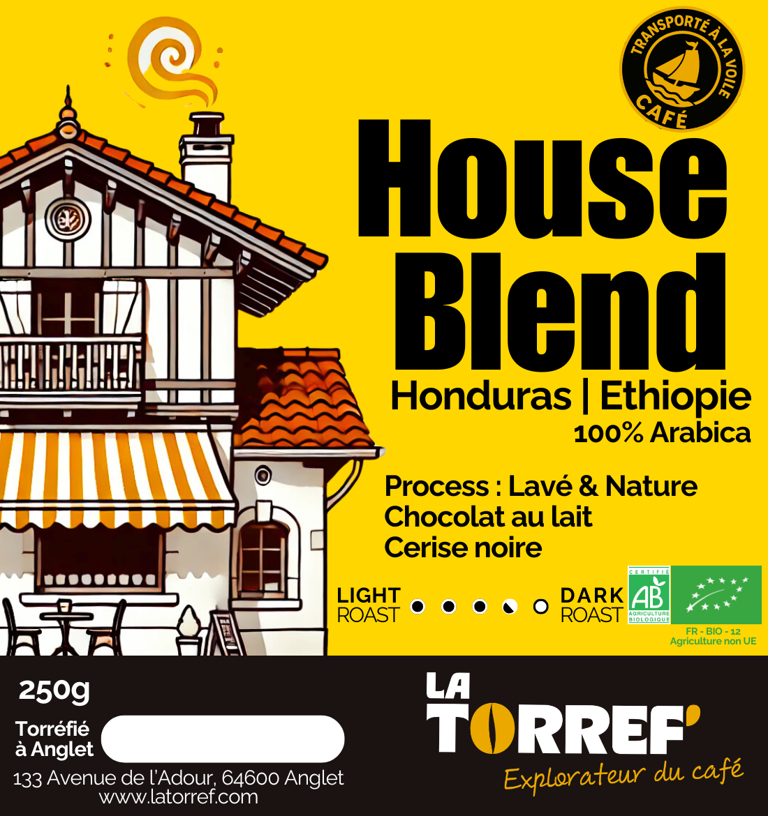 House Blend - Mélange bio - Honduras & Ethiopie
