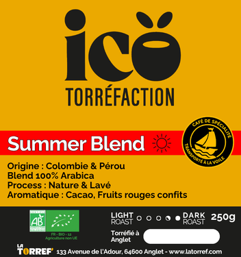 Sachet 250g Summer Blend Colombie & Pérou — Icö Torréfaction