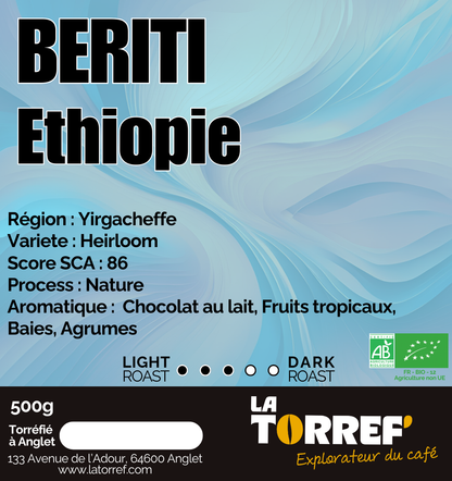 Beriti - Éthiopie - Medium Roast - Bio