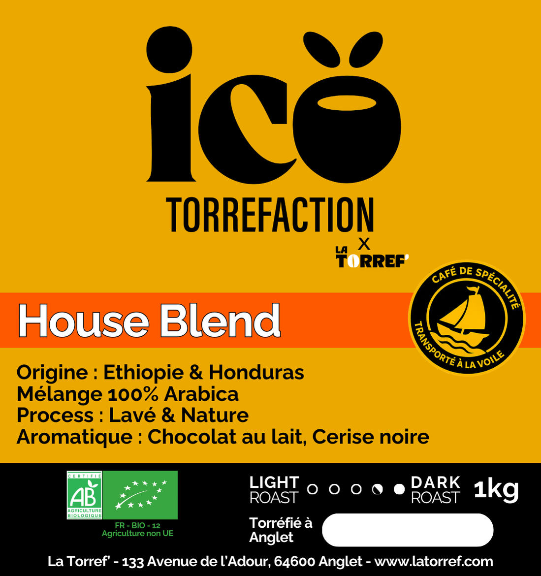 House Blend - Honduras & Ethiopie - Icö Torréfaction