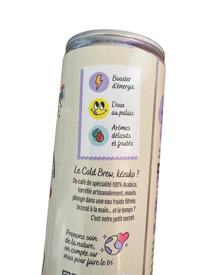 ICÖ - Cold Brew de café de spécialité - Canettes 250ml