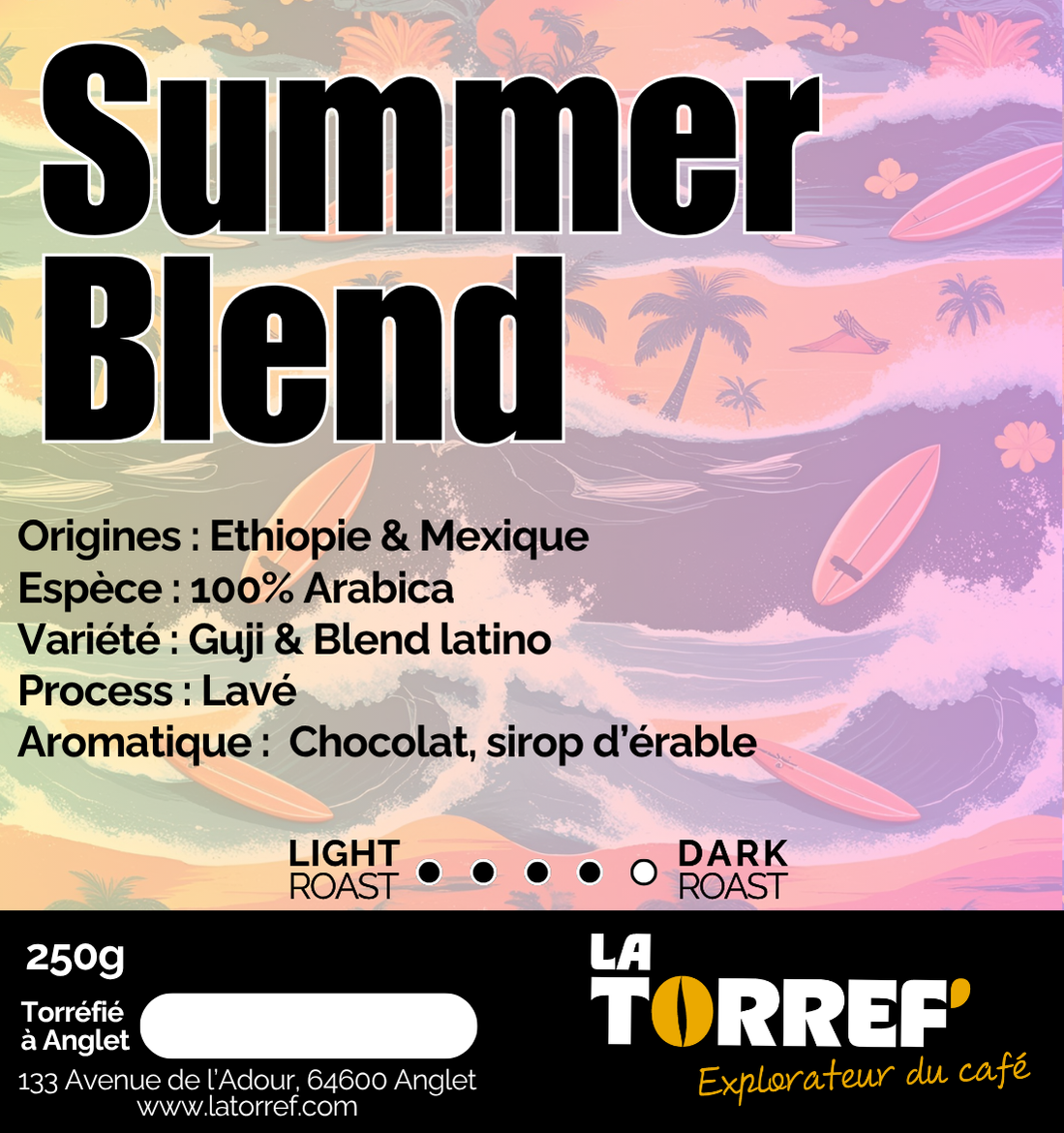 Summer Blend 2025 -  Ethiopie & Mexique - Dark Roast